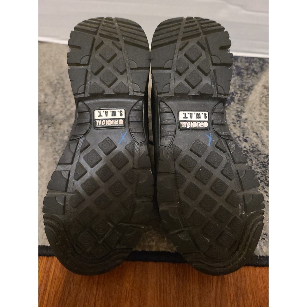 Original SWAT Metro Air 5" Side Zip Tactical Boots Mens Leather Military - 8 - Picture 16 of 16